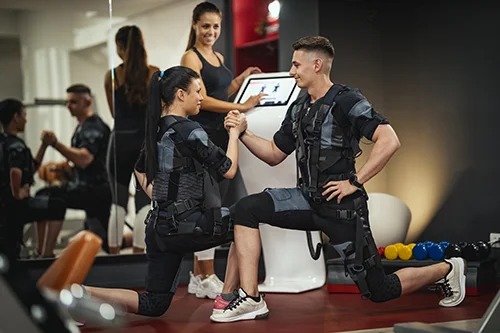 ćwiczenia i elektrostymulacja mięśni dla poprawy kondycji